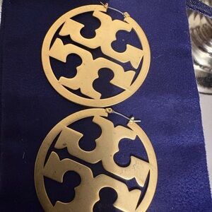 Tory Burch Gold Statement Earrings